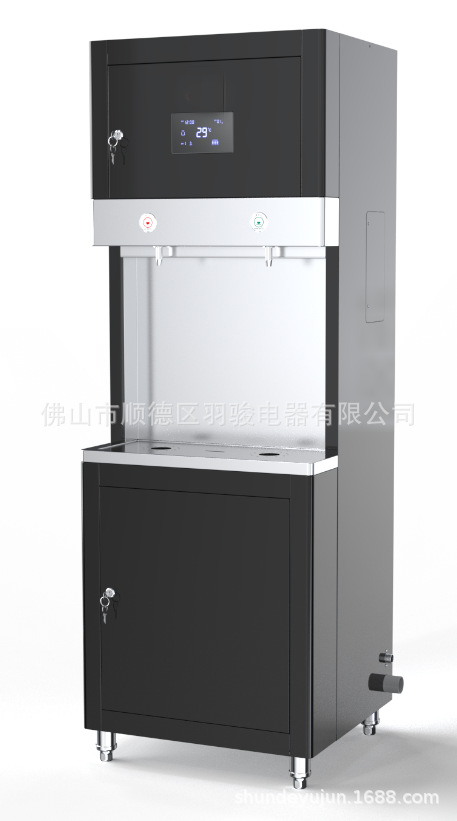 吕现代柜式步进式两用开水机触屏系列