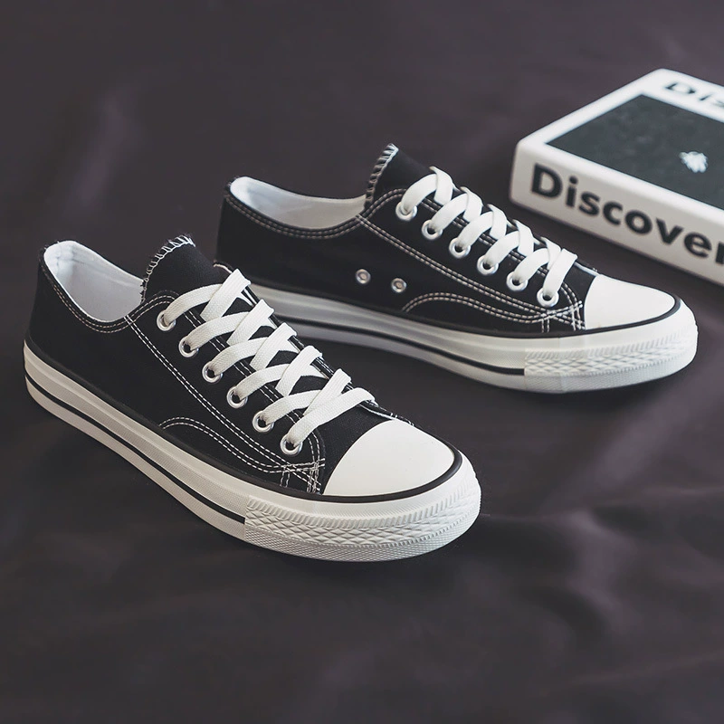 Мужские парусиновые туфли, мужские тканевые туфли с низким верхом, модная универсальная спортивная обувь для досок, весенне-осенняя Летняя Повседневная Белая обувь