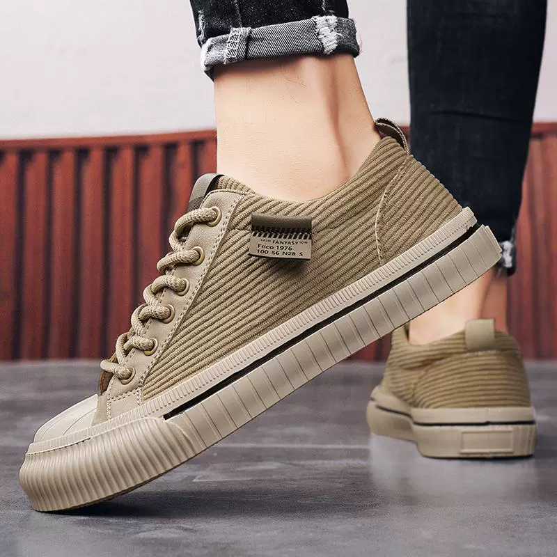 Demi-season trend low comfortable sneakers, footwear