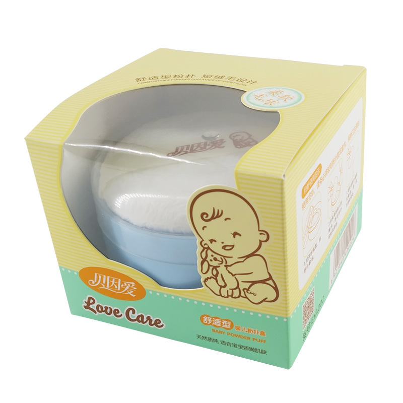 Beingai bebé cómodo compartimento portátil caja de polvo de talco para niños bebé con soplo de polvo supermercado transfronterizo