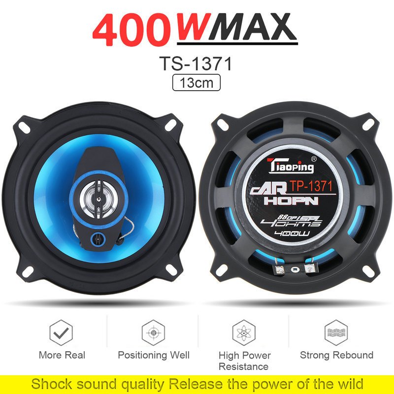 Los altavoces están disponibles en stock para altavoces de coche de 4 pulgadas, suministros de audio para coche de 5 pulgadas transfronterizos y altavoces coaxiales de 6 pulgadas.