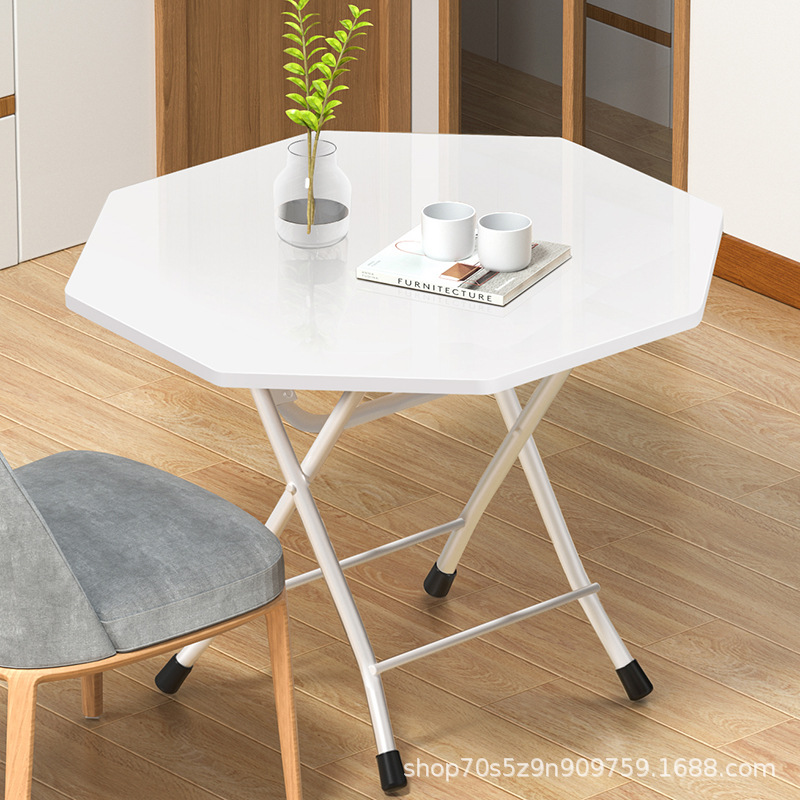 Mesa plegable simple mesa de comedor dormitorio plegable casa de alquiler mesa pequeña cabina de niñas