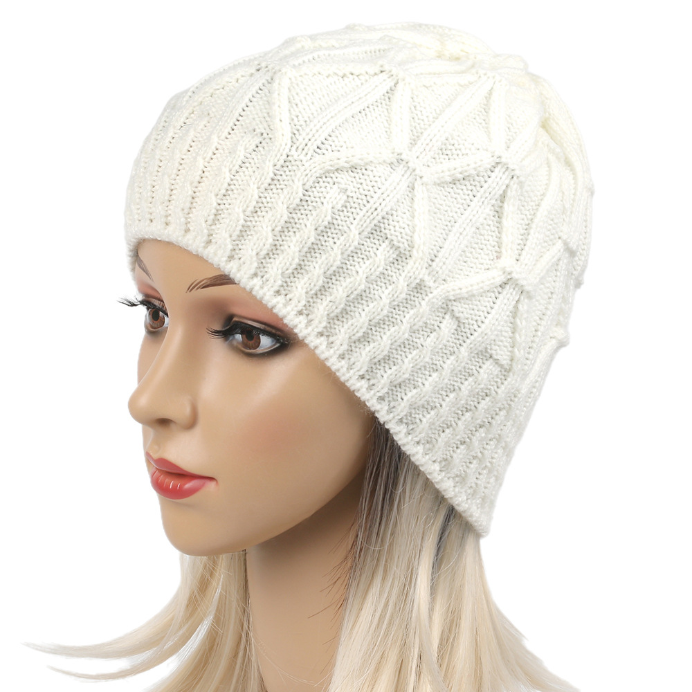 Gebreide muts voor dames warme wintermuts voor herfst_voghion.com