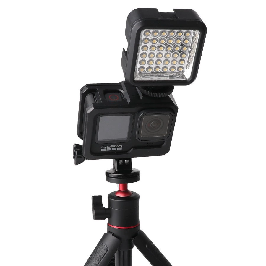 Защитная пластиковая рамка (GoPro) Hero9/10/11/12, холодная обувь, база и винт, прочная посадка
