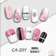 Cross-border foreign trade explosions CACB simulation 3D nail stickers black bow gold bow lace butterfly wholesale