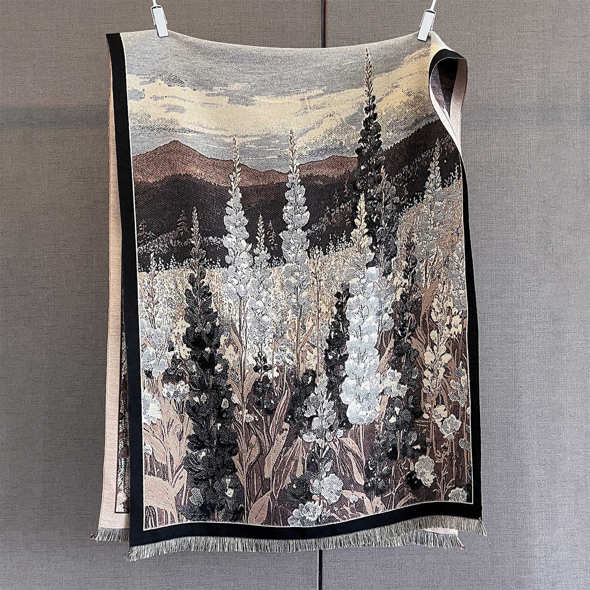Neue Herbst-/Winterkollektion 2026: Kaschmirschal für Damen, hochwertiges Tragegefühl, luxuriöser, leichter Winter-Cape mit H-Logo, dicker und warmer Halsschmuck_voghion.com