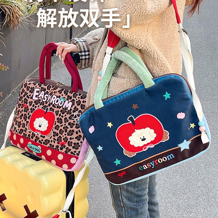 Girls' High-Looking Laptop Bag 16inch Large-Capacity Women's Handbag with a High-End Feel, Fashionable and Cute Cross-Body Bag Girls' High-Looking Laptop Bag 16inch Large-Capacity Women's Handbag with a High-End Feel, Fashionable and Cute Cross-Body Bag
