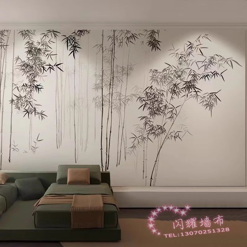 轻奢风潮牌麻将馆主题背景墙布网红服装店墙纸奢侈品棋牌装饰壁纸|undefined