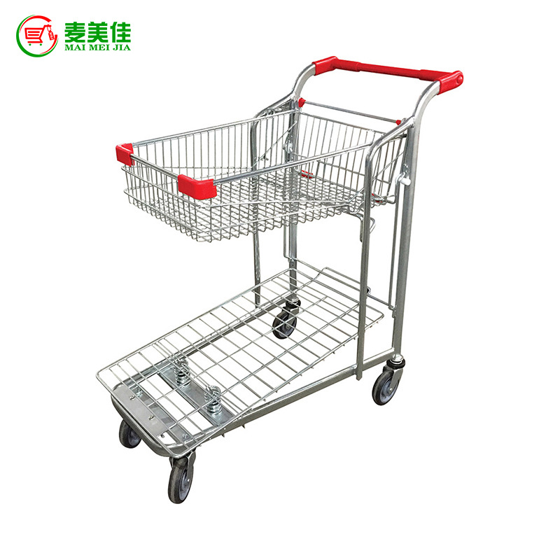 供应双层理货车仓库分拣车 电商仓库理货车 超市拣货车物流手推车