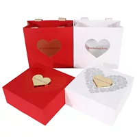 Новая подарочная коробка Танабата красная двойная коробка LOVE вечная любовь ювелирная коробка ожерелье серьги кольцо упаковочная коробка