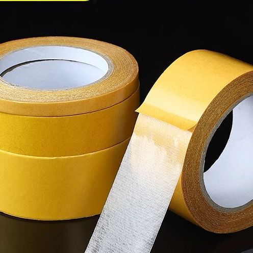Double-Sided Cloth-Based Tape, Strong and High Viscosity, Wedding Restaurant Exhibition Decoration Wall Carpet Tape Cloth-Based Double-Sided Tape