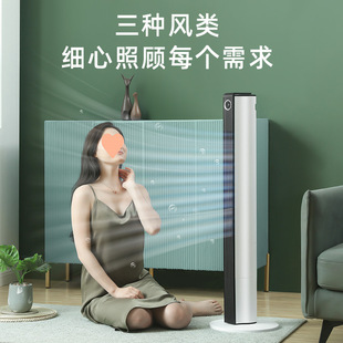 Electric Fan Household Tower Fan Floor Fan Shaking Head Bladeless Tower Strong Wind Vertical Dormitory Office Fan Electric Fan