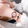 High-end watch, advanced fashionable square steel belt, calendar, western style, 2023 collection