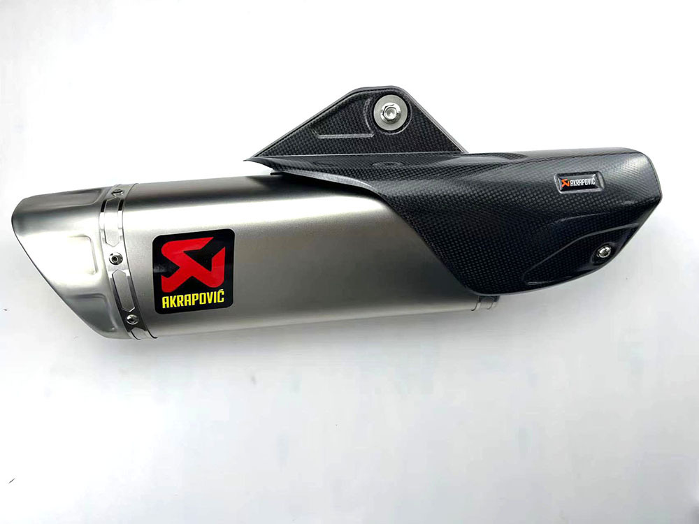Motorcycle Modification Scorpio R1 Industry and Trade Exhaust Carbon Fiber Titanium Alloy Exhaust Pipe Spring Wind 450SR/DUKE/R1