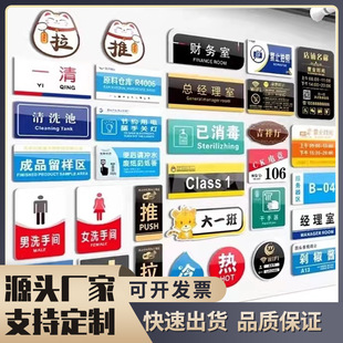 Acrylic Brand Office Shopping Mall Sign Plexiglass Sign Source Manufacturer Oem/Odm Processing and Customization