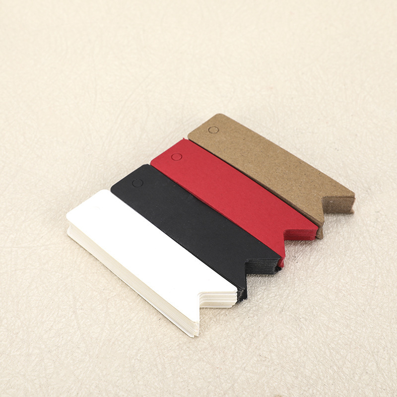 Kraft Paper Hang Tags Swallowtail Style Word Cards Handmade Soap Small Hangings Paper Products Price Tags Blank