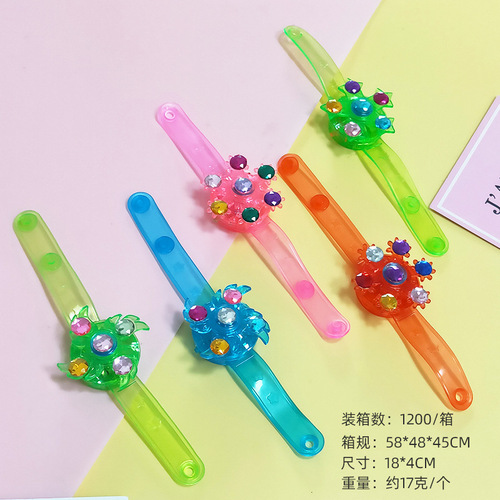 Luminous Gyro Watch New Style Flashing Creative Rotating Gyro Watch with Kindergarten Gift Toy Wholesale