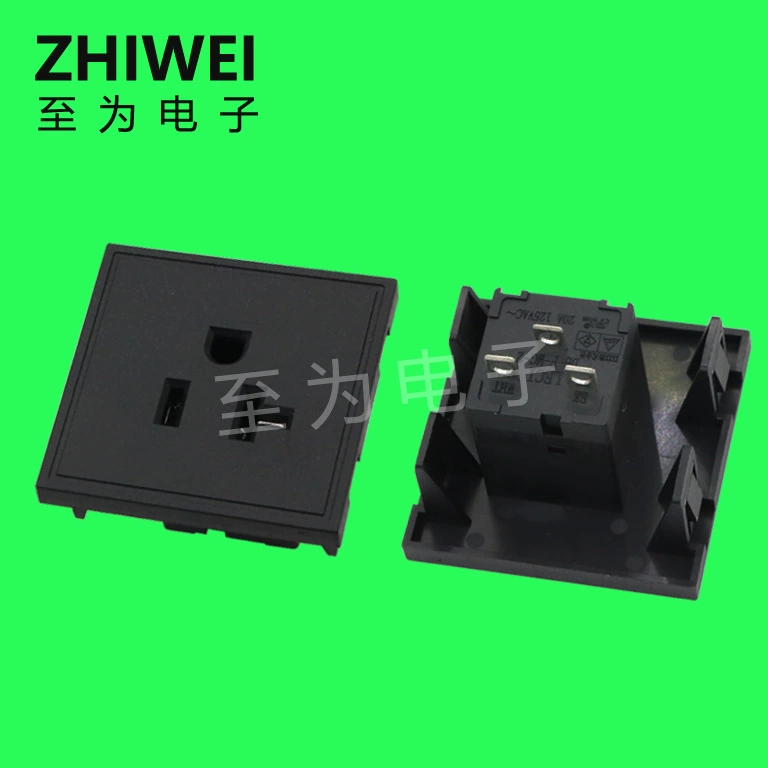 50 × 50 US 20A 125V электрическая розетка для наружных накопательных карт розетка с тремя отверстиями AC электрическая розетка