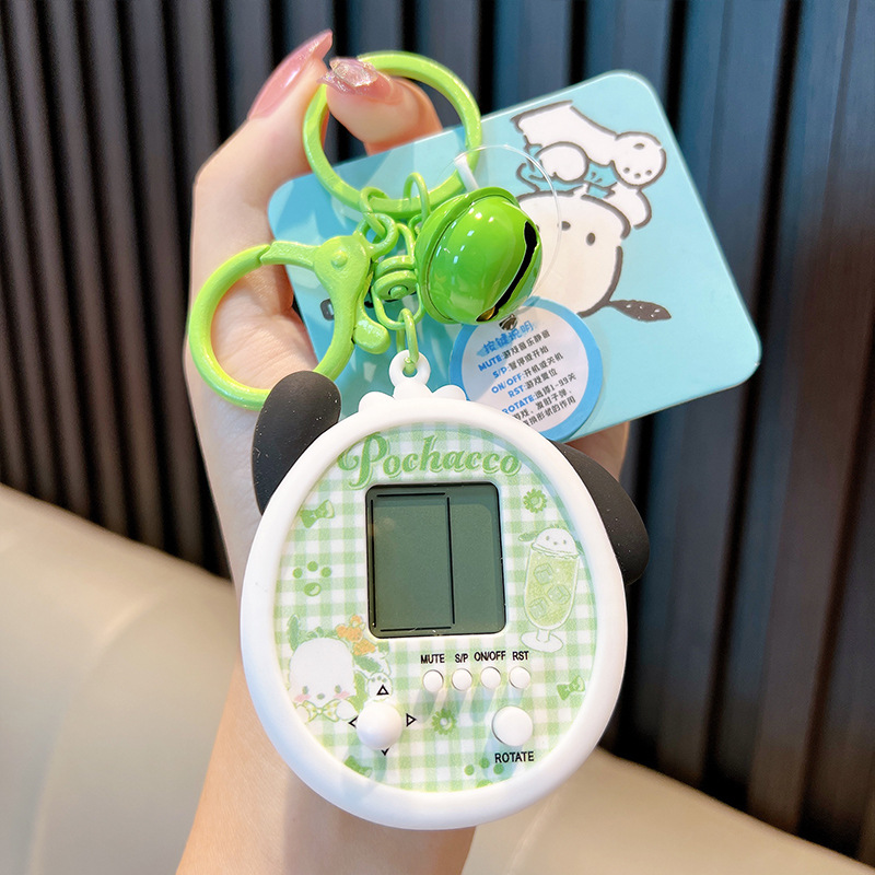 Genuine Sanrio Star Tea Party máquina de juego llavero colgante Yugui perro coolomi Pacha perro mochila adornos