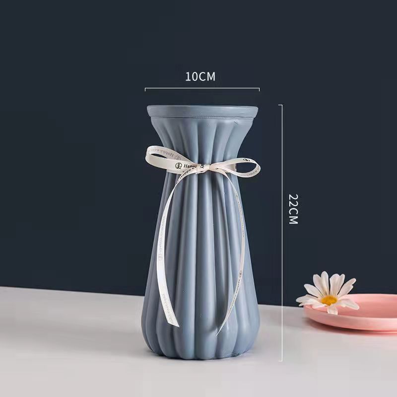 Creativo de porcelana-como florero de vidrio esmerilado flor seca flor artificial flor hidropónica accesorios de cámara decoración de escritorio arreglo floral