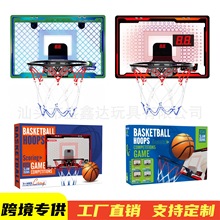跨境亚马逊儿童灯光篮球架室内可投扣篮篮球框计数器户外玩具批发