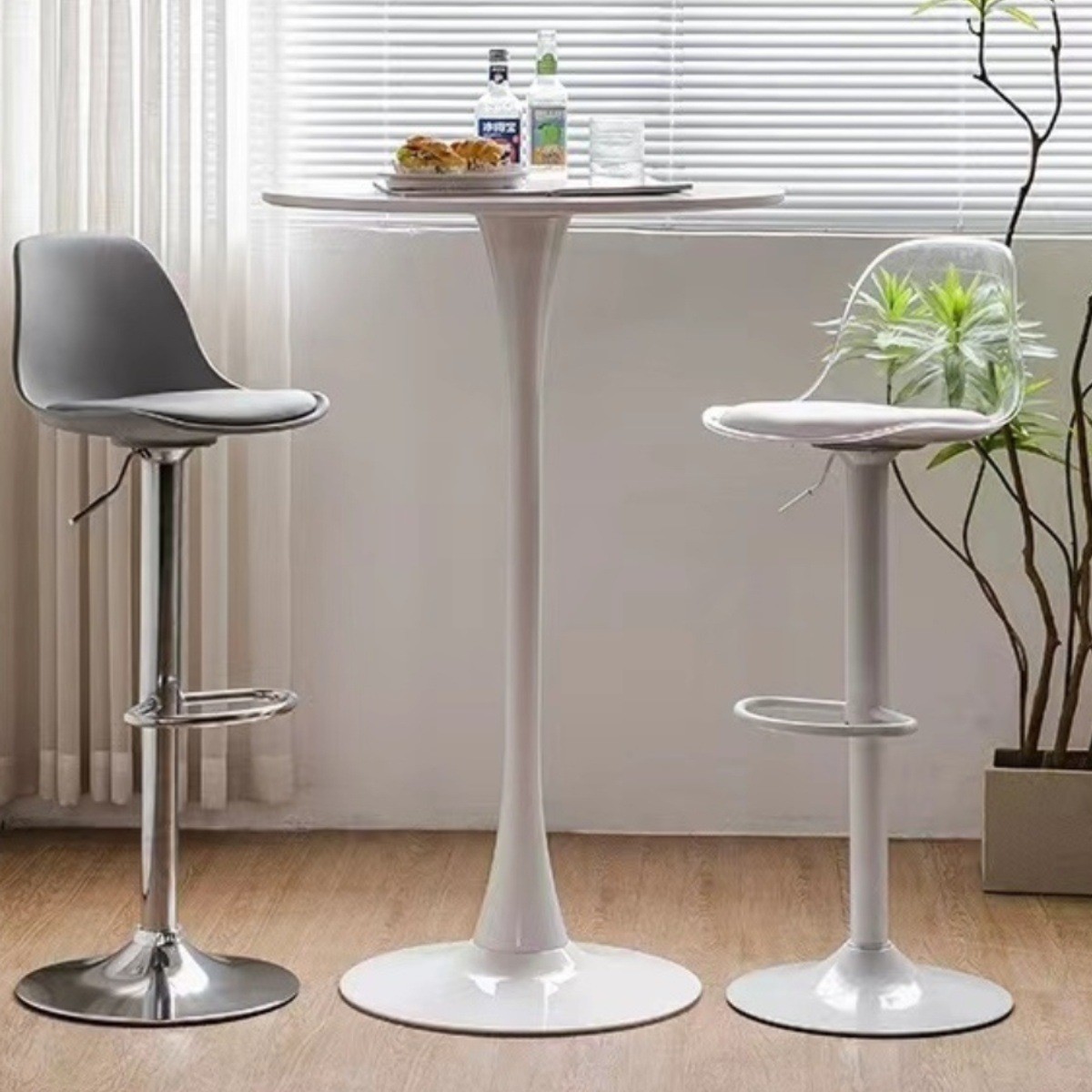 Nordic High Bar Table Bar Table Household Round High Table Wine Fair Exhibition Small Bar Balcony Leisure Bar Table