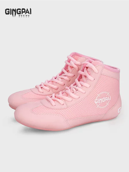 Professional Children's Boxing Shoes Sanda Fighting Training Men's and Women's Children's Wrestling Soft-soled Breathable Low-top Shoes Non-slip Water