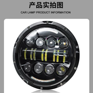 工厂直跨境7寸哈雷牧马人日行灯摩托车越野车前照灯改装汽车大灯