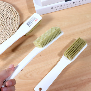 Laundry brush plastic soft fur household shoes washing long handle small brush cleaning artifact does not hurt clothes multifunctional board brush