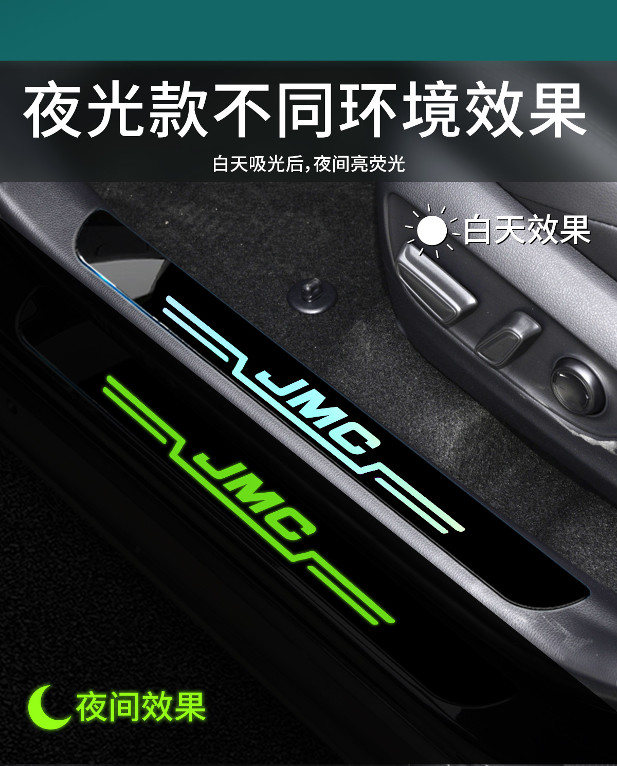 Jiangling Yusheng s350 Domain Tiger 7 Baodian Fushun Car Special Anti-stepping Protection Sticker Welcome Foot Pedal Threshold Bar