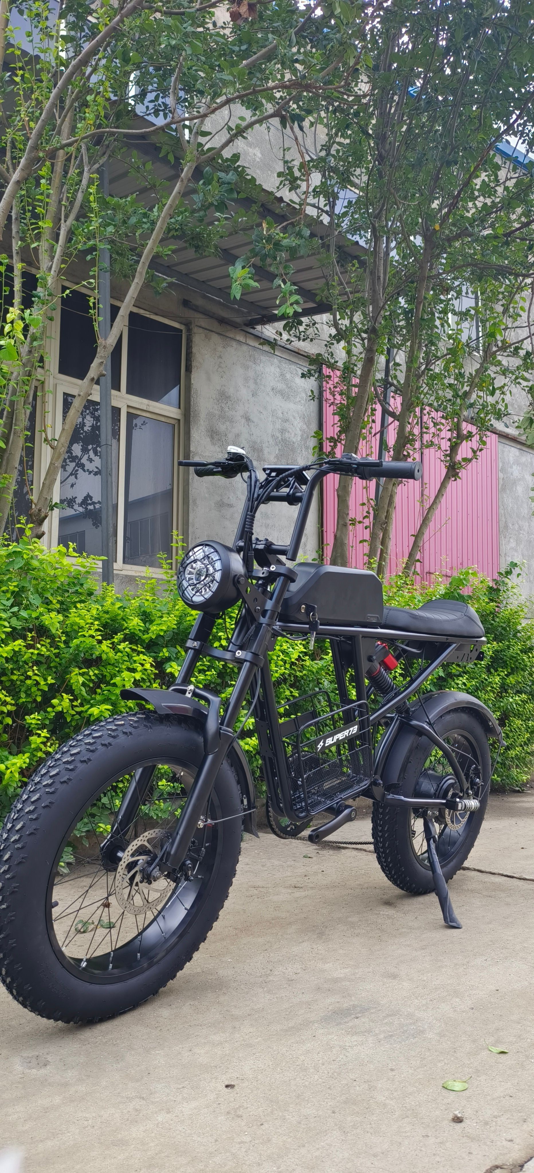 Super73 Style Retro Electric Bicycle Off-Road Fat Tire E-Bike