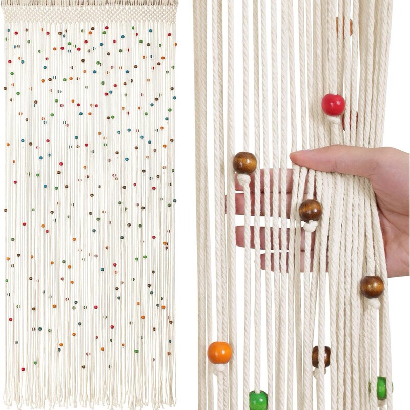 Cross-Border Bohemian Hand-Woven Door Curtains, Curtains for Guesthouses, Living Room String Curtains, Bedroom Decorative Bead Curtains Cross-Border Bohemian Hand-Woven Door Curtains, Curtains for Guesthouses, Living Room String Curtains, Bedroom Decorative Bead Curtains