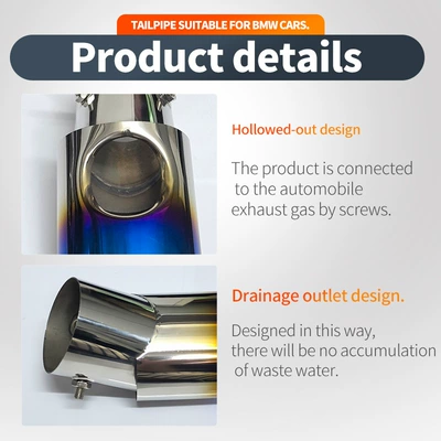 Steel Tail Throat, Exhaust pipe