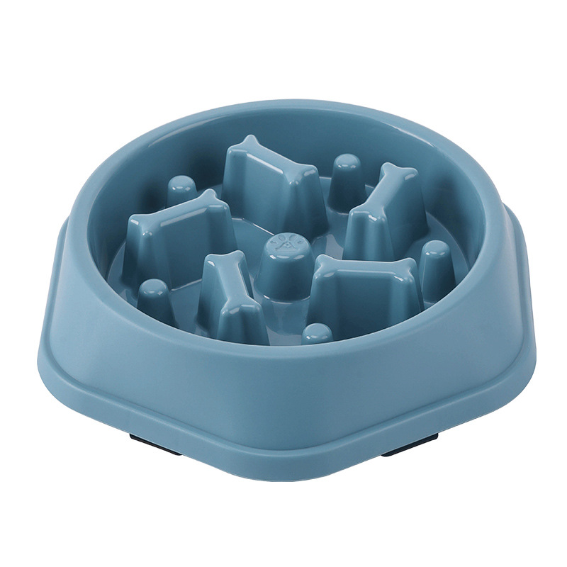 Fábrica al por mayor estilo casero hueso anti-estrangulamiento Slow Food Bowl perro tazón hogar estilo hueso anti-estrangulamiento perro Slow Food Bowl