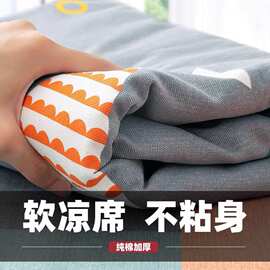 老粗布床单太厚很平整单件纯棉加厚宿舍棉双人三件套被单炕单批发