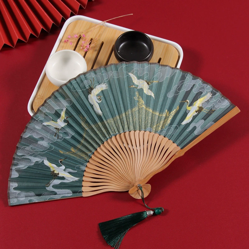 雅扇堂 Классический круглый веер, ручной Hanfu, чонсам, Китайский стиль