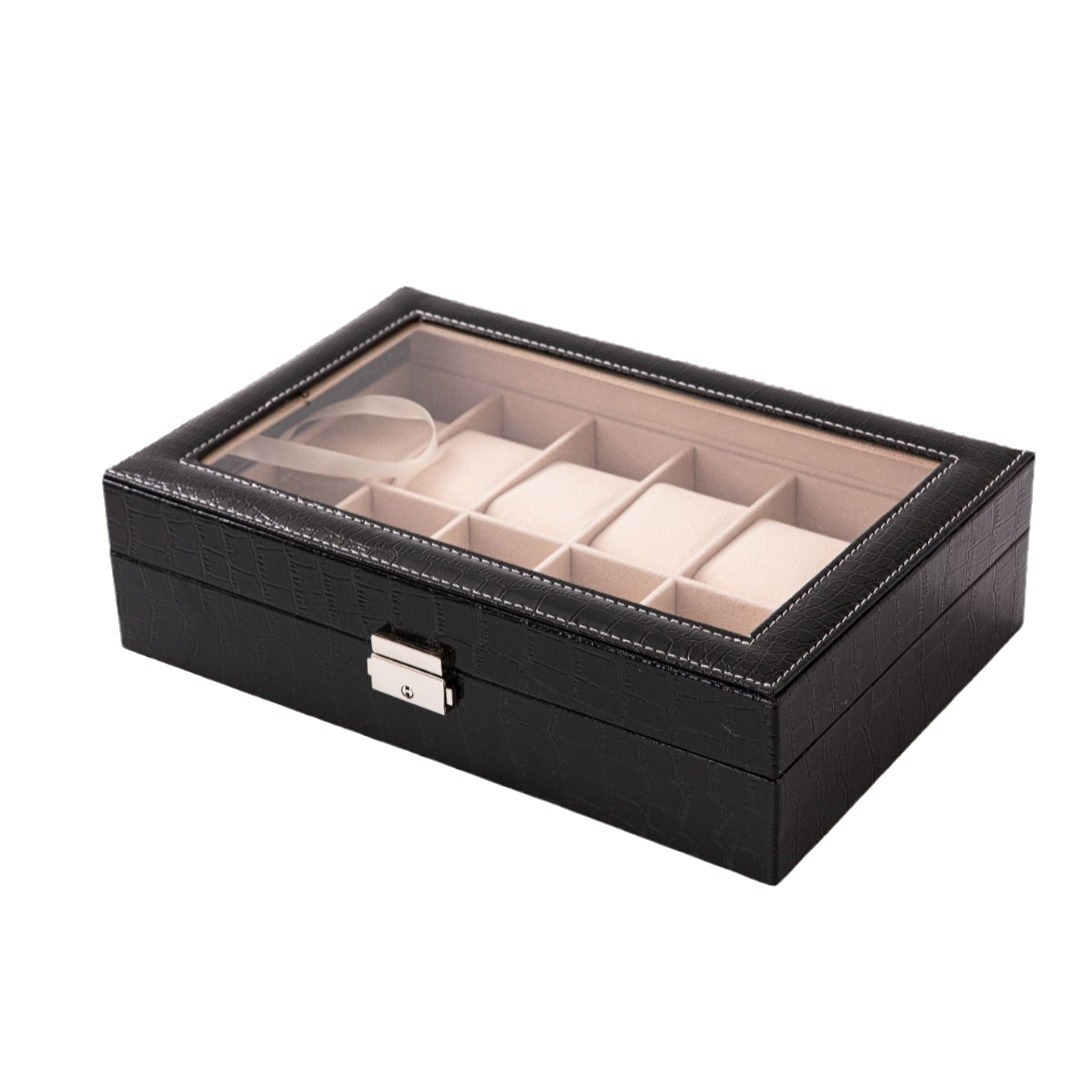 악어 무늬 12비트 블랙