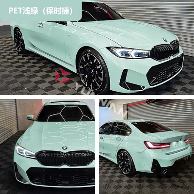 Auto Color Change Film – Film Pvc Full Body Film Car - pet-light-green-porsche-15216m