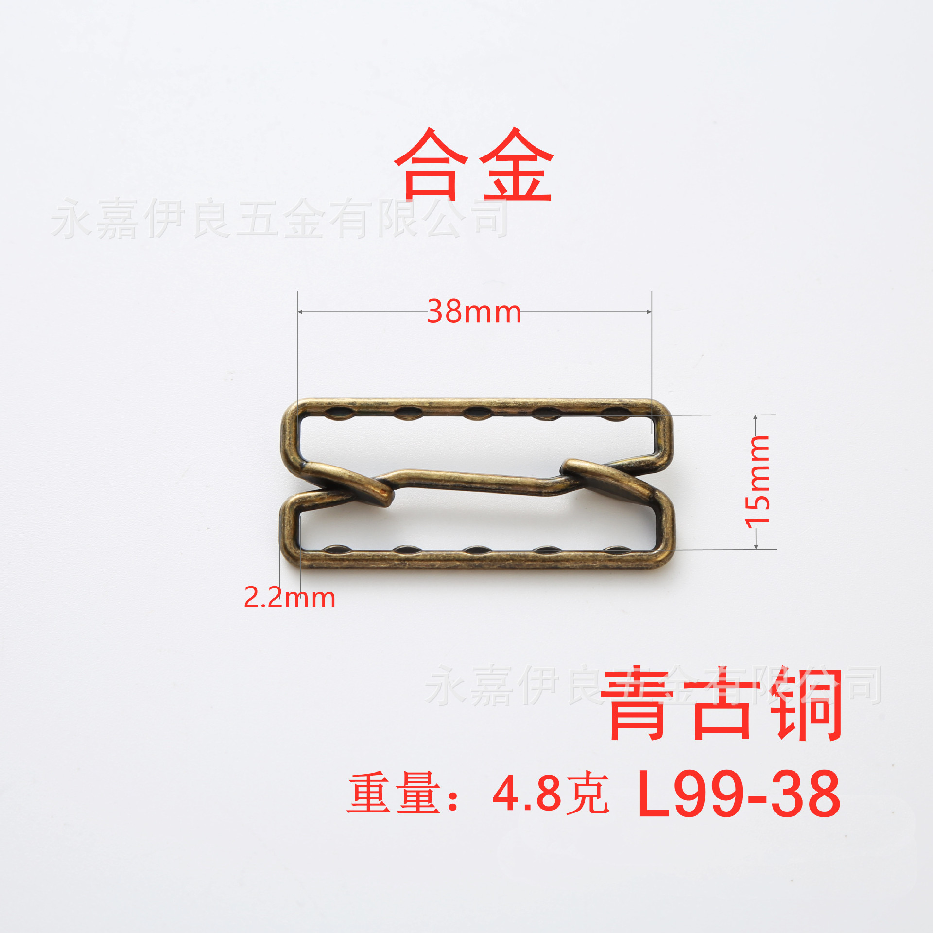 Venta directa de fábrica de hebillas metálicas en forma de D en stock, hebillas ajustables de acero inoxidable, nuevas hebillas de tracción, hebillas de tres niveles de cobre, hebillas de alambre de hierro. image 110