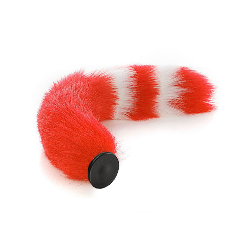 Sexy reemplazable Fox cola de silicona vibración anal plug back corte masturbación SM suministros para adultos entrega al por mayor
