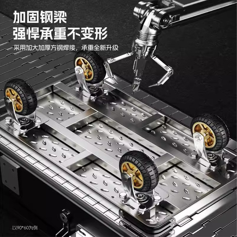 小推车拉货轻便手推车搬运车快递平板车拖车折叠小拉车搬家用轻音|undefined