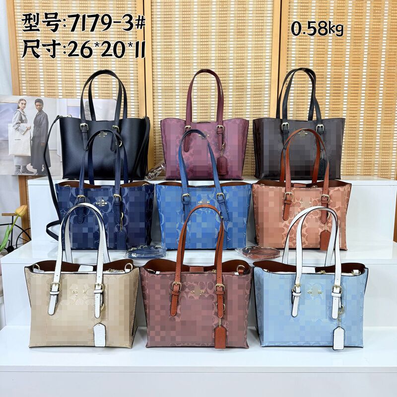 New Classic Large Tote Bag, Versatile Large-Capacity Commuter Casual Shoulder Bag, European and American Fashion Handbag for Women