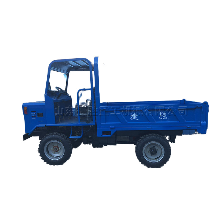 Equipo de transporte de cemento y hormigón de ingeniería de construcción de transporte diesel de cuatro ruedas de tuberías de acero