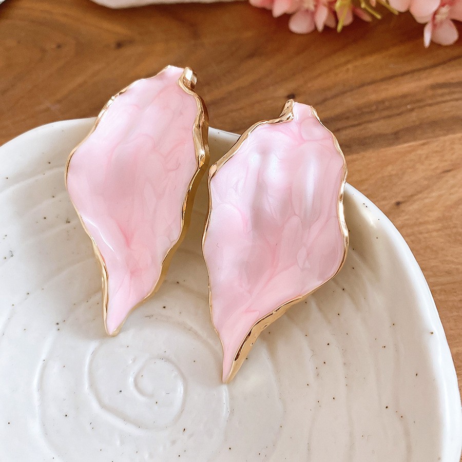 Aguja de plata Corea del Sur diamante Opal flor pendientes diseño fresco Rosa pendientes moda pendientes dulces al por mayor