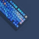 JCM landscape original side engraved two-color injection sublimation side engraved transparent key cap PBT material large full set of boxes