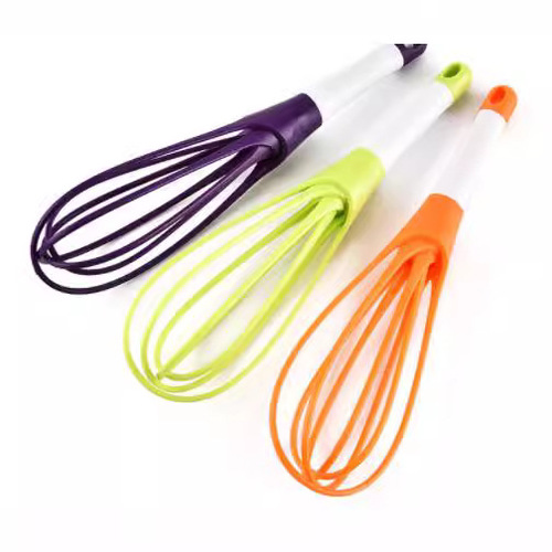 Rotary Plastic Egg Beater Portable Detachable Hand Mixer Easy-to-Clean Dough Mixer Kitchen Tools