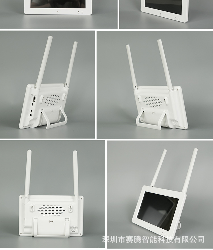 Cross-border best-selling 4-way wireless surveillance kit, NVR video recorder with screen 3 million Yishi Cloud