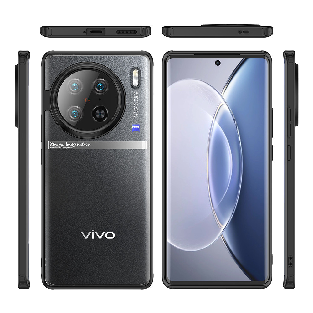 跨境手机壳适用vivoX90保护壳X90Pro护甲冰晶手机套X90Pro+手机壳
