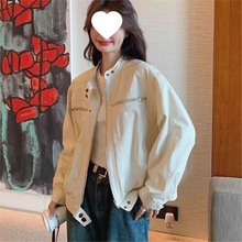 工装新款短外套外套美式复古2024春秋小个子百搭休闲夹克上衣
