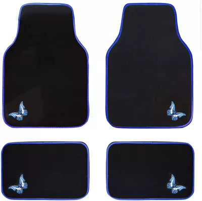 American Flower Butterfly Easy to | Avtomobil döşəmə paspasları - car-floor-mats-3-3344cm-two-piece-set